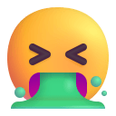 Face Vomiting 3d icon