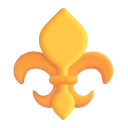 Fleur-De-Lis-3d icon