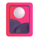 Flower Playing Cards 3d icon