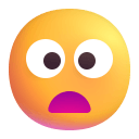 Frowning Face With Open Mouth 3d icon