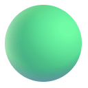 Green Circle 3d icon