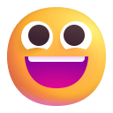 Grinning-Face-3d icon