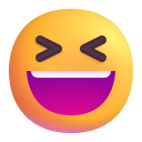 Grinning Squinting Face 3d icon