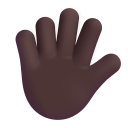 Hand-With-Fingers-Splayed-3d-Dark icon