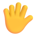 Hand-With-Fingers-Splayed-3d-Default icon