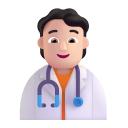 Health Worker 3d Light icon