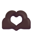 Heart-Hands-3d-Dark icon