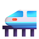 High Speed Train 3d icon