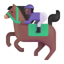 Horse Racing 3d Medium Dark icon