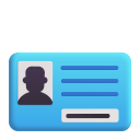 Identification Card 3d icon