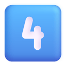 Keycap-4-3d icon