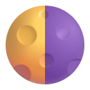 Last Quarter Moon 3d icon