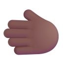 Leftwards Hand 3d Medium Dark icon
