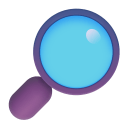 Magnifying Glass Tilted Right 3d icon