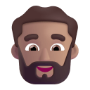 Man Beard 3d Medium icon