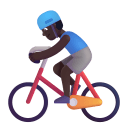 Man Biking 3d Dark icon