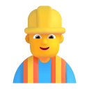 Man Construction Worker 3d Default icon