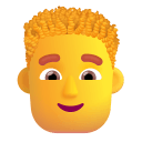 Man Curly Hair 3d Default icon