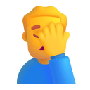 Man Facepalming 3d Default icon