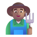 Man Farmer 3d Medium icon