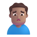 Man Frowning 3d Medium icon