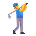 Man Golfing 3d Default icon
