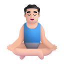 Man-In-Lotus-Position-3d-Light icon