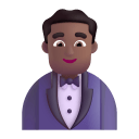 Man In Tuxedo 3d Medium Dark icon