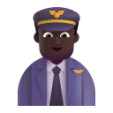 Man Pilot 3d Dark icon