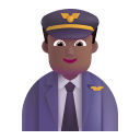 Man Pilot 3d Medium Dark icon