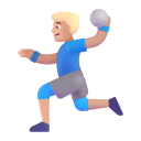 Man Playing Handball 3d Medium Light icon