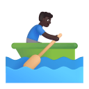Man-Rowing-Boat-3d-Dark icon