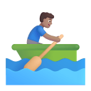 Man Rowing Boat 3d Medium icon
