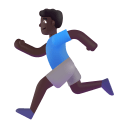 Man Running 3d Dark icon