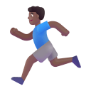 Man Running 3d Medium Dark icon