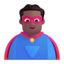 Man Superhero 3d Medium Dark icon