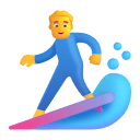Man Surfing 3d Default icon
