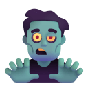 Man Zombie 3d icon
