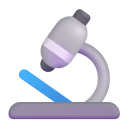 Microscope 3d icon