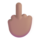 Middle Finger 3d Medium icon