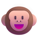Monkey-Face-3d icon