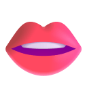 Mouth-3d icon