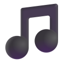 Musical Note 3d icon