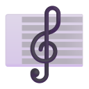 Musical-Score-3d icon