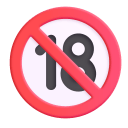 No-One-Under-Eighteen-3d icon