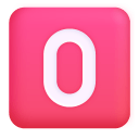 O-Button-Blood-Type-3d icon