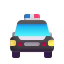 Oncoming Police Car 3d icon