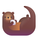 Otter 3d icon