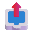 Outbox Tray 3d icon