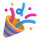 Party Popper 3d icon